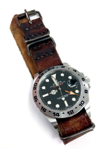 rolex explorer 2 nato strap|rolex a nato strap.